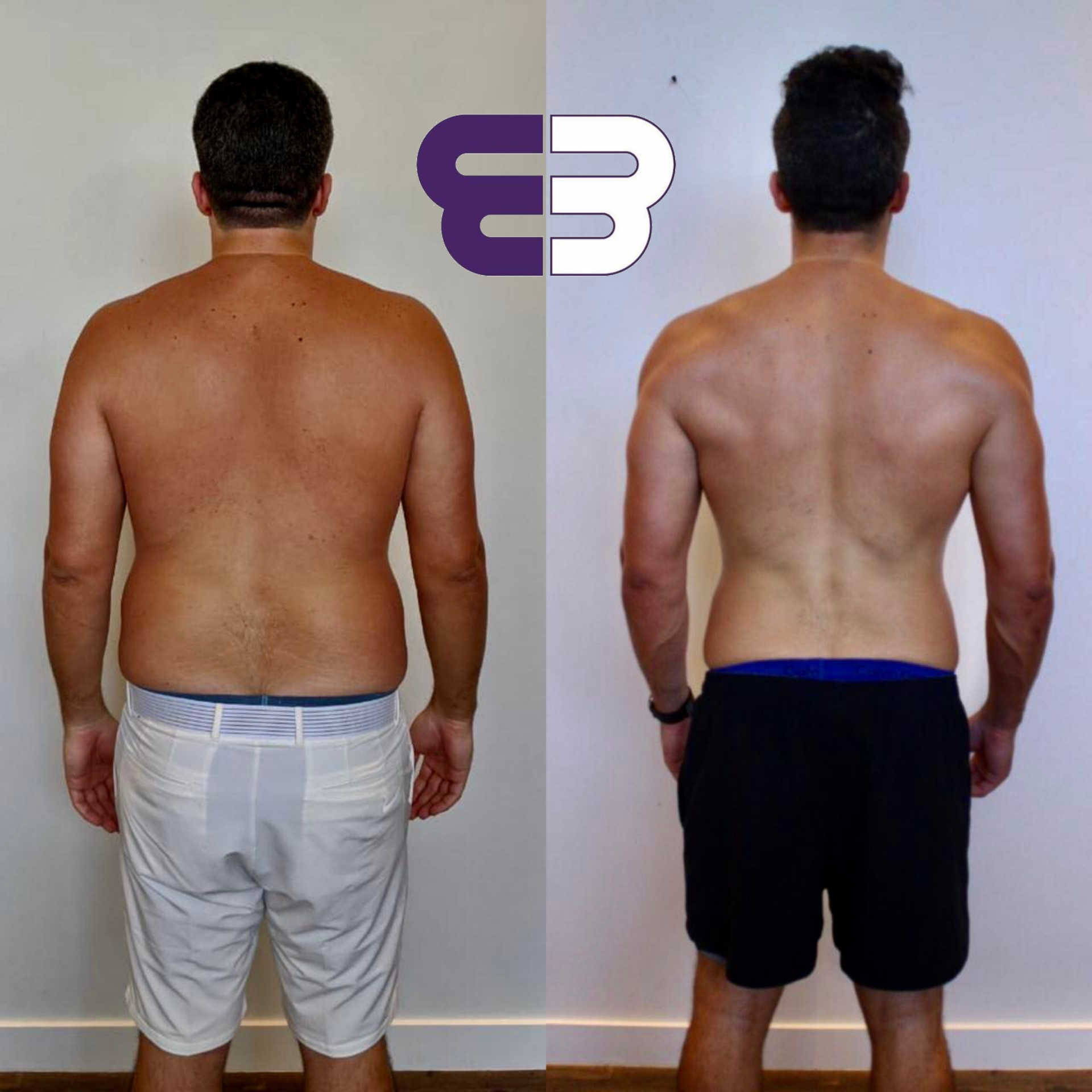 ahmed's body transformation back before and after