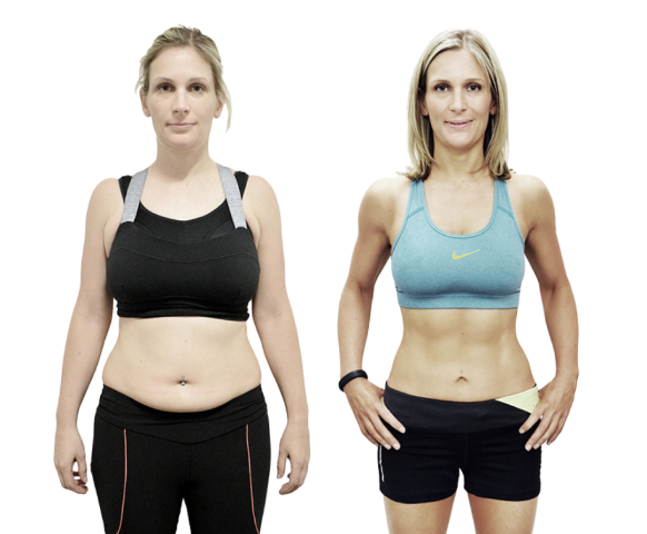 a transformation result of a mid aged female