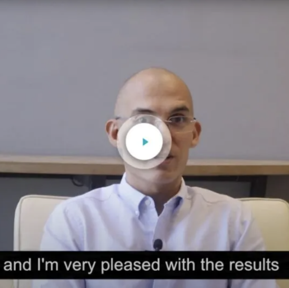 a happy client with embody fitness sharing his experiences
