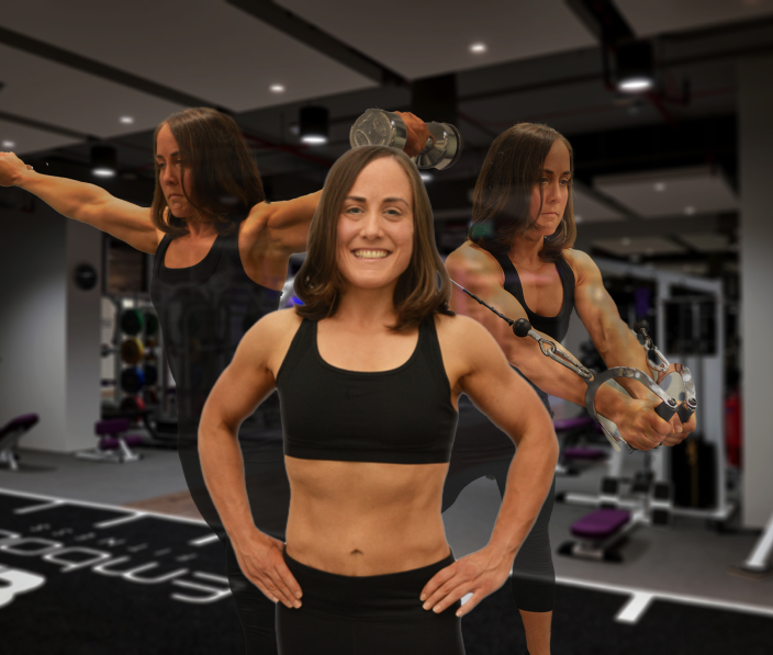 a woman's transformation picture